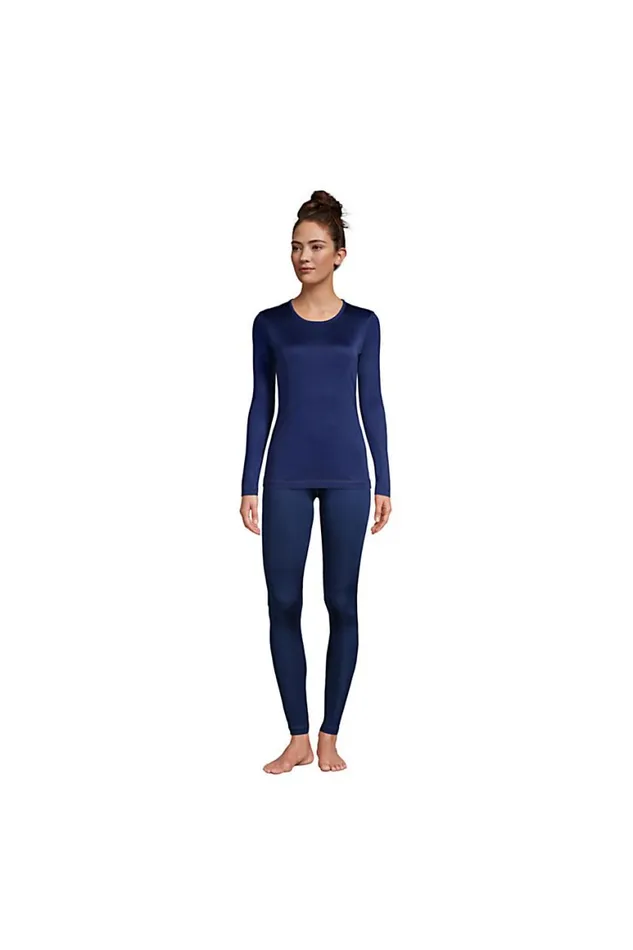 Lands039 End Long Underwear Women Silk Interlock Thermal Pants Base Layer Long Underwear Leggings Black Lands039 End Long Underwear Women Silk Interlock Thermal Pants Base Layer Long Underwear Leggings Black
