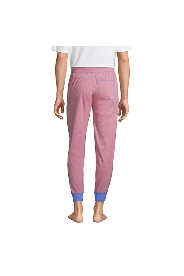 Lands039 End Pajamas and Robes Men Knit Jersey Sleep Jogger Papaya Orange Lands039 End Pajamas and Robes Men Knit Jersey Sleep Jogger Papaya Orange
