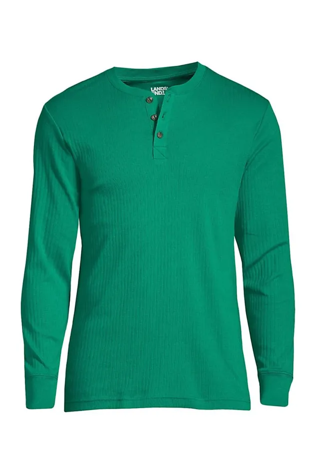 Lands039 End Pajamas and Robes Men Knit Rib Pajama Henley Emerald Gulf Lands039 End Pajamas and Robes Men Knit Rib Pajama Henley Emerald Gulf