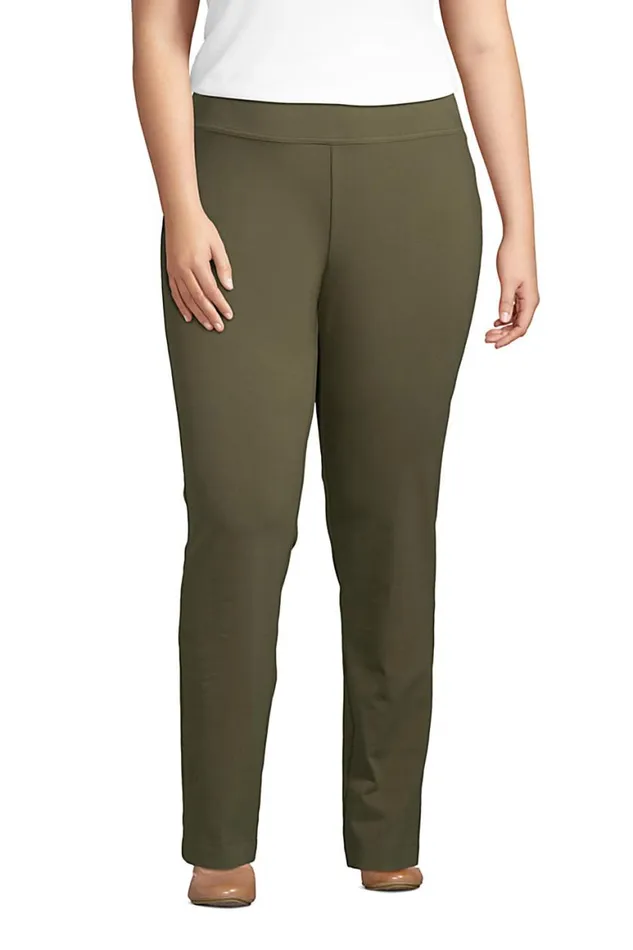 Lands039 End Pants Women Plus Size Starfish Mid Rise Slim Leg Elastic Waist Pull On Pants Forest Moss Lands039 End Pants Women Plus Size Starfish Mid Rise Slim Leg Elastic Waist Pull On Pants Forest Moss