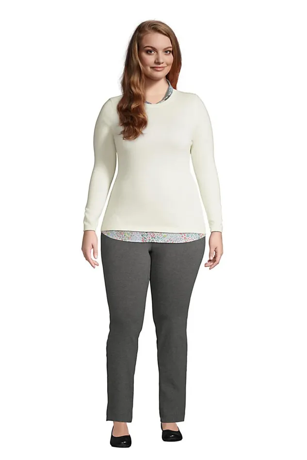 Lands039 End Pants Women Plus Size Starfish Mid Rise Slim Leg Elastic Waist Pull On Pants Forest Moss Lands039 End Pants Women Plus Size Starfish Mid Rise Slim Leg Elastic Waist Pull On Pants Forest Moss