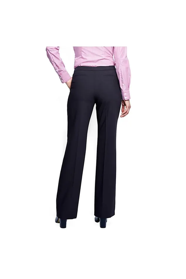 Lands039 End Pants Women Washable Wool Curvy Modern Pants True Navy Lands039 End Pants Women Washable Wool Curvy Modern Pants True Navy