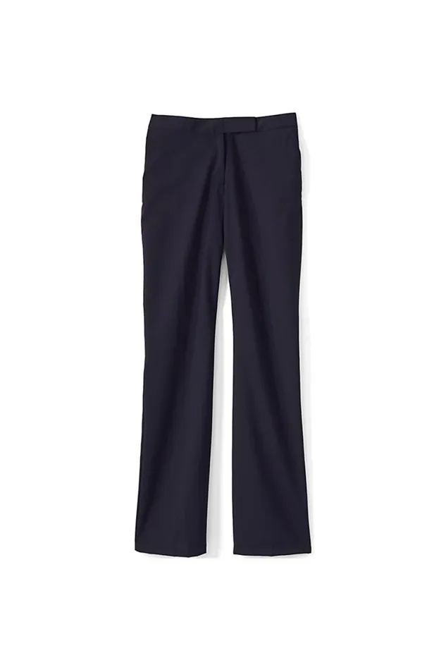 Lands039 End Pants Women Washable Wool Curvy Modern Pants True Navy Lands039 End Pants Women Washable Wool Curvy Modern Pants True Navy