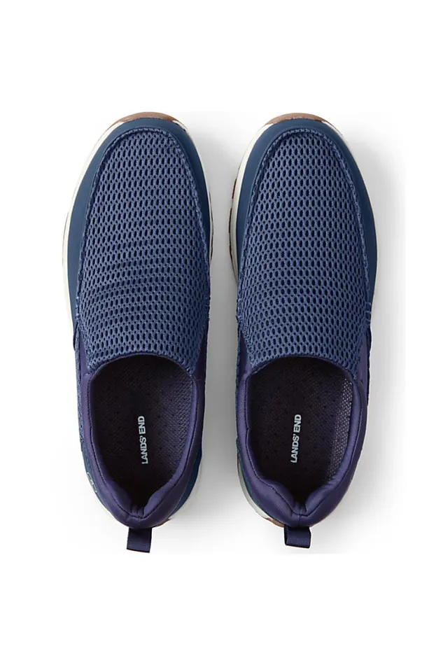 Lands039 End Shoes Men Mesh Slip On Water Shoes Radiant Navy Lands039 End Shoes Men Mesh Slip On Water Shoes Radiant Navy
