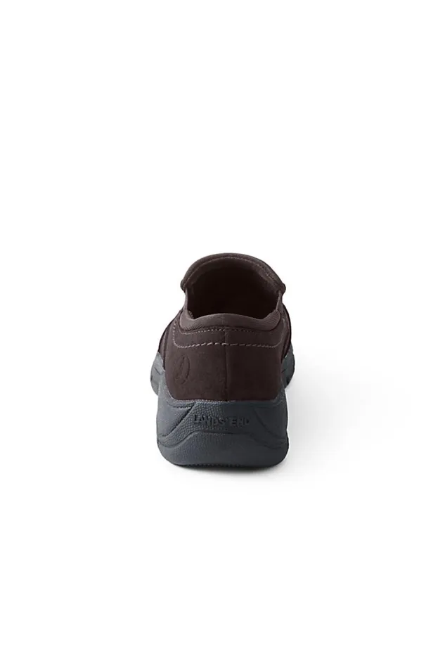 Lands039 End Shoes Women All Weather Suede Leather Slip On Moc Shoes Dark Spice Brown Suede Lands039 End Shoes Women All Weather Suede Leather Slip On Moc Shoes Dark Spice Brown Suede
