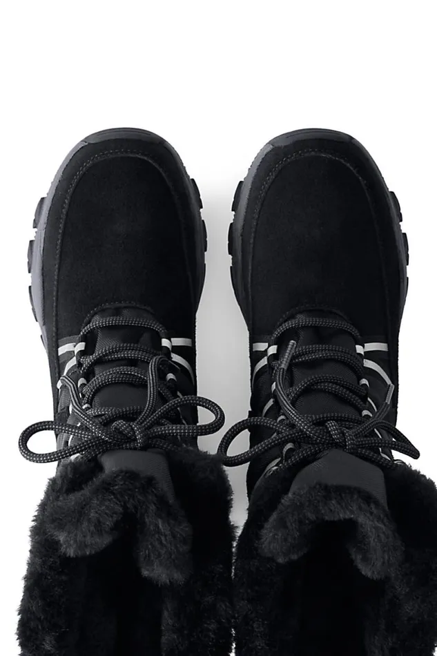 Lands039 End Shoes Women Expedition Insulated Winter Snow Boots Black Lands039 End Shoes Women Expedition Insulated Winter Snow Boots Black