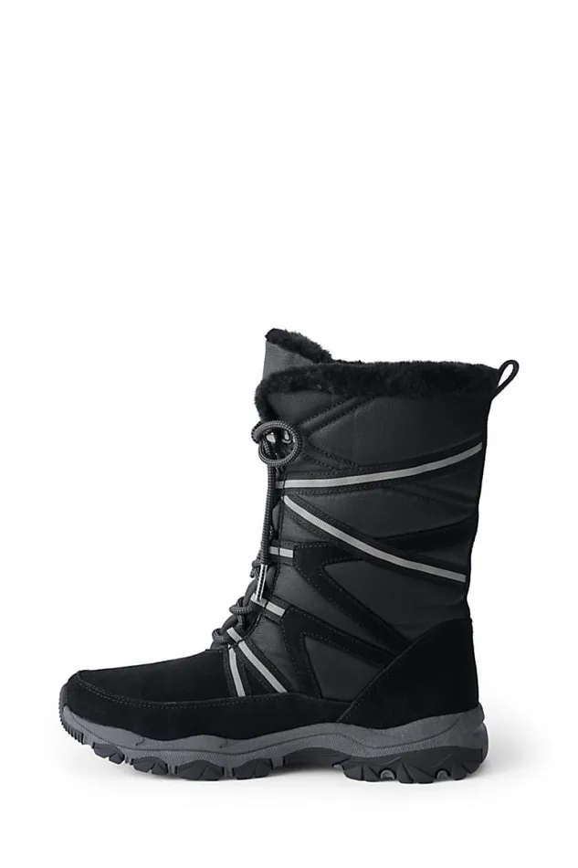 Lands039 End Shoes Women Expedition Insulated Winter Snow Boots Black Lands039 End Shoes Women Expedition Insulated Winter Snow Boots Black