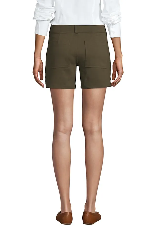 Lands039 End Shorts Women Mid Rise Starfish Knit 7034 Utility Shorts Deep Sea Navy Tropic Palm Lands039 End Shorts Women Mid Rise Starfish Knit 7034 Utility Shorts Deep Sea Navy Tropic Palm