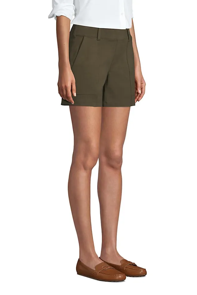 Lands039 End Shorts Women Mid Rise Starfish Knit 7034 Utility Shorts Deep Sea Navy Tropic Palm Lands039 End Shorts Women Mid Rise Starfish Knit 7034 Utility Shorts Deep Sea Navy Tropic Palm