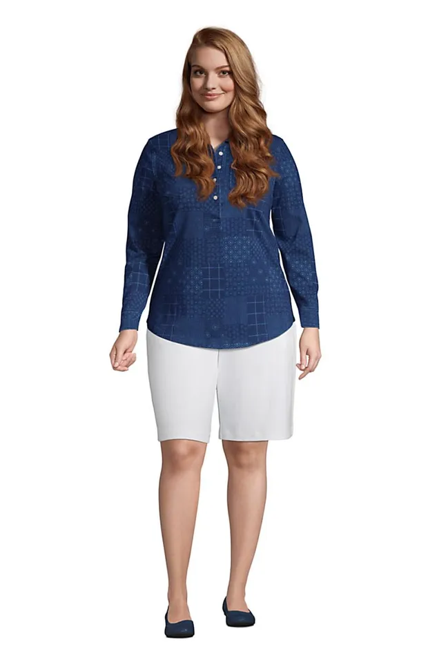 Lands039 End Shorts Women Plus Size Sport Knit High Rise Elastic Waist Pull On 10034 Bermuda Shorts Black Lands039 End Shorts Women Plus Size Sport Knit High Rise Elastic Waist Pull On 10034 Bermuda Shorts Black