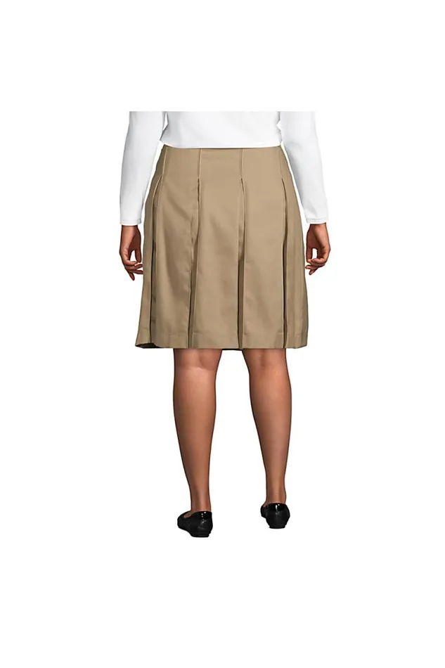 Lands039 End Skirts and Skorts Women Plus Size Box Pleat Skirt Top Of Knee Black Lands039 End Skirts and Skorts Women Plus Size Box Pleat Skirt Top Of Knee Black