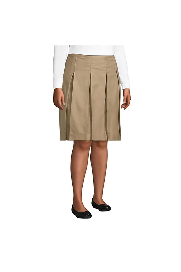 Lands039 End Skirts and Skorts Women Plus Size Box Pleat Skirt Top Of Knee Black Lands039 End Skirts and Skorts Women Plus Size Box Pleat Skirt Top Of Knee Black