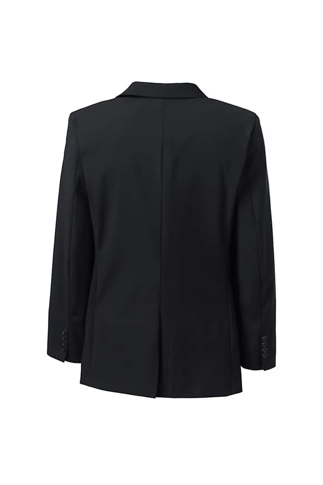 Lands039 End Sportcoats and Blazers Men Tailored Washable Wool 2 Button Suit Coat Black Lands039 End Sportcoats and Blazers Men Tailored Washable Wool 2 Button Suit Coat Black