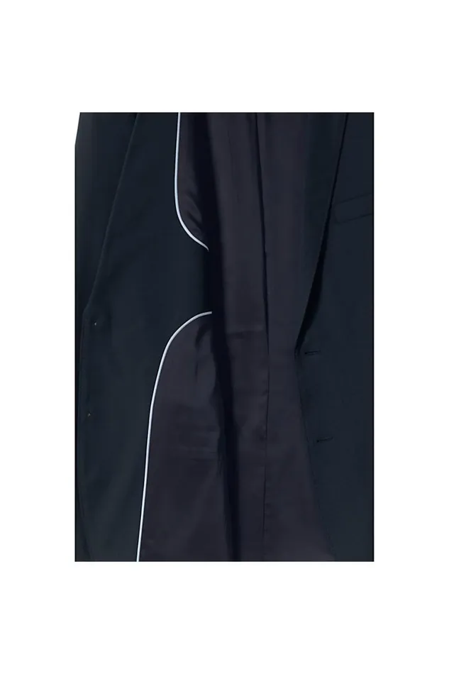 Lands039 End Suits and Separates Men Washable Wool 2 Button Tailored Fit Suit Jacket Black Lands039 End Suits and Separates Men Washable Wool 2 Button Tailored Fit Suit Jacket Black