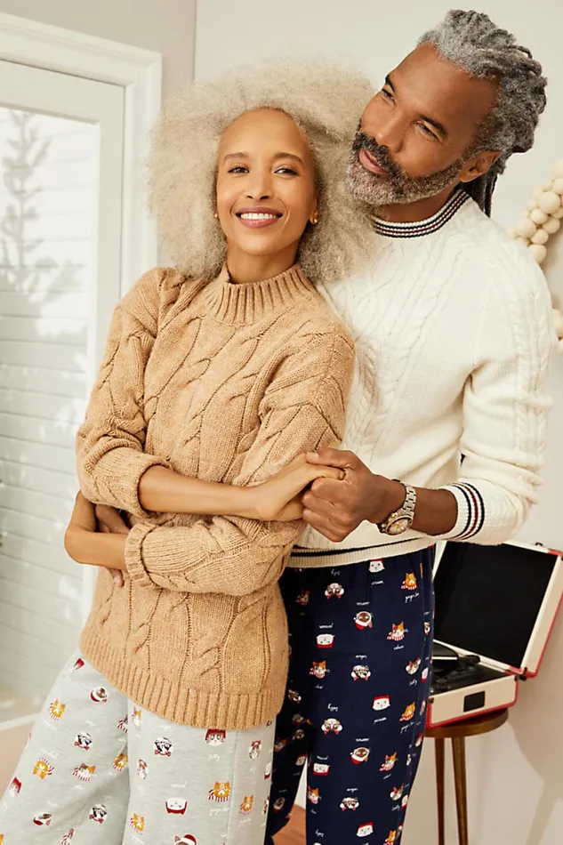 Lands039 End Sweaters Men Lighthouse Cable Crewneck Sweater Ivory Lands039 End Sweaters Men Lighthouse Cable Crewneck Sweater Ivory