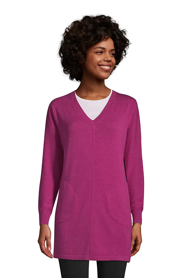 Lands039 End Sweaters Women Fine Gauge Cotton Dolman Tunic Sweater Rich Red Lands039 End Sweaters Women Fine Gauge Cotton Dolman Tunic Sweater Rich Red