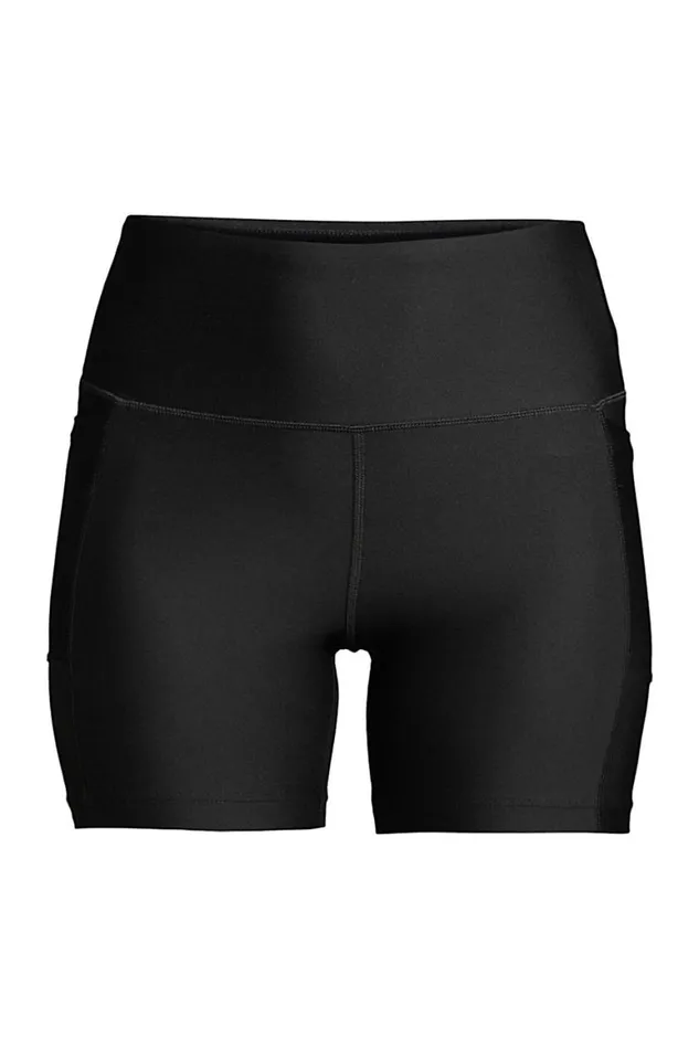 Lands039 End Swimsuits Women Chlorine Resistant High Waisted 6034 Bike Swim Shorts With Upf 50 Sun Protection Black Lands039 End Swimsuits Women Chlorine Resistant High Waisted 6034 Bike Swim Shorts With Upf 50 Sun Protection Black