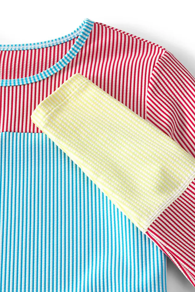 Lands039 End Swimsuits Women Chlorine Resistant Long Sleeve Rash Guard Upf 50 Sun Protection Swim Tee Seersucker Turquoise Lands039 End Swimsuits Women Chlorine Resistant Long Sleeve Rash Guard Upf 50 Sun Protection Swim Tee Seersucker Turquoise