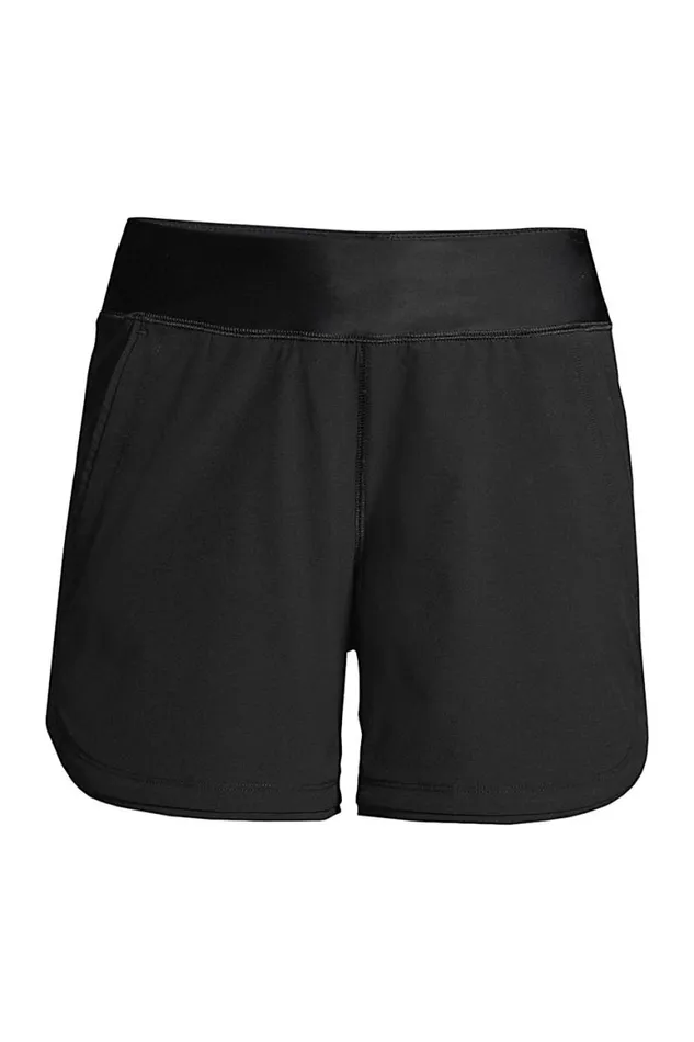Lands039 End Swimsuits Women Curvy Fit 5034 Quick Dry Elastic Waist Swim Shorts With Panty Black Lands039 End Swimsuits Women Curvy Fit 5034 Quick Dry Elastic Waist Swim Shorts With Panty Black