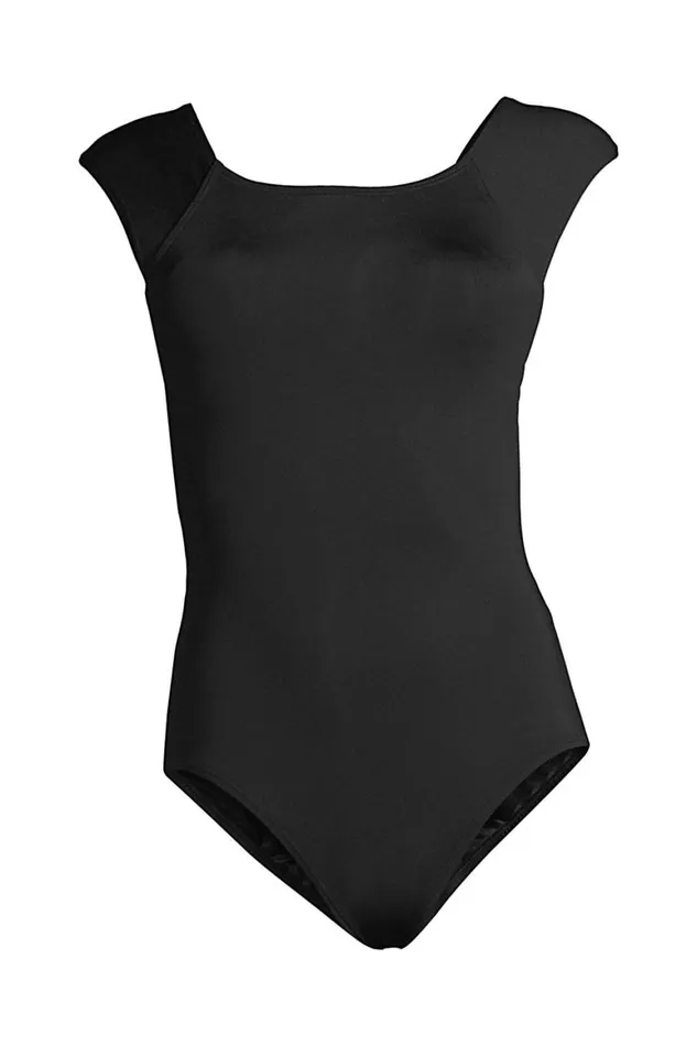Lands039 End Swimsuits Women Mastectomy Chlorine Resistant Tummy Control Cap Sleeve Xback One Piece Swimsuit Black Lands039 End Swimsuits Women Mastectomy Chlorine Resistant Tummy Control Cap Sleeve Xback One Piece Swimsuit Black