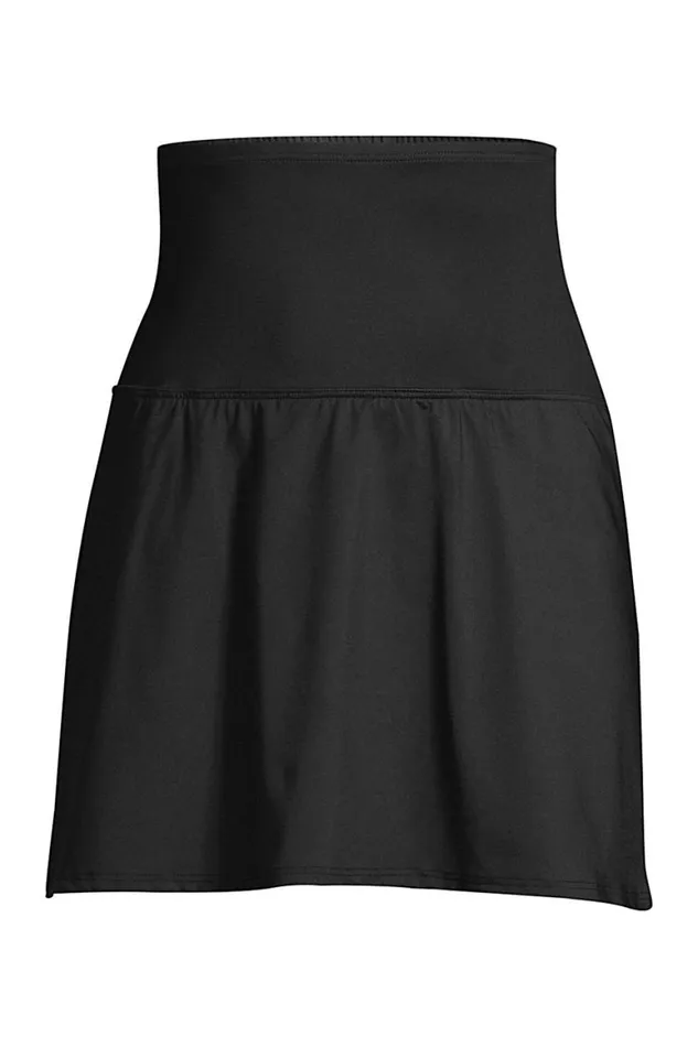 Lands039 End Swimsuits Women Plus Size Chlorine Resistant Tummy Control Ultra High Waisted Modest Swim Skirt Swim Bottoms Black Lands039 End Swimsuits Women Plus Size Chlorine Resistant Tummy Control Ultra High Waisted Modest Swim Skirt Swim Bottoms Black