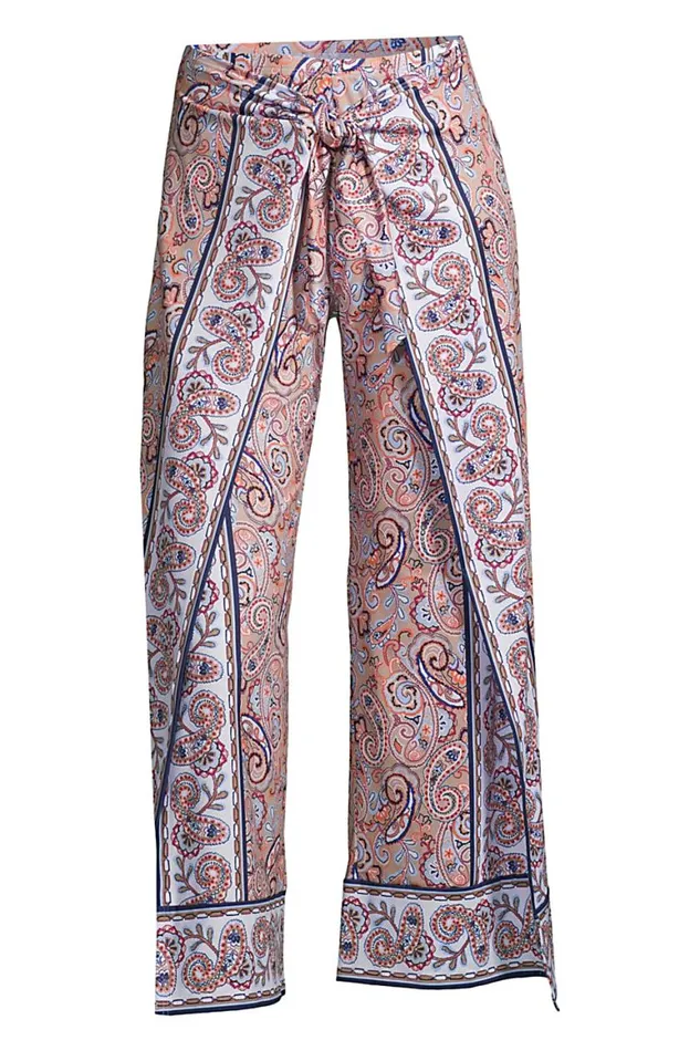 Lands039 End Swimsuits Women Plus Size Upf 50 Sun Protection Pareo Swim Coverup Pants Clay Bisque Retro Paisley Lands039 End Swimsuits Women Plus Size Upf 50 Sun Protection Pareo Swim Coverup Pants Clay Bisque Retro Paisley