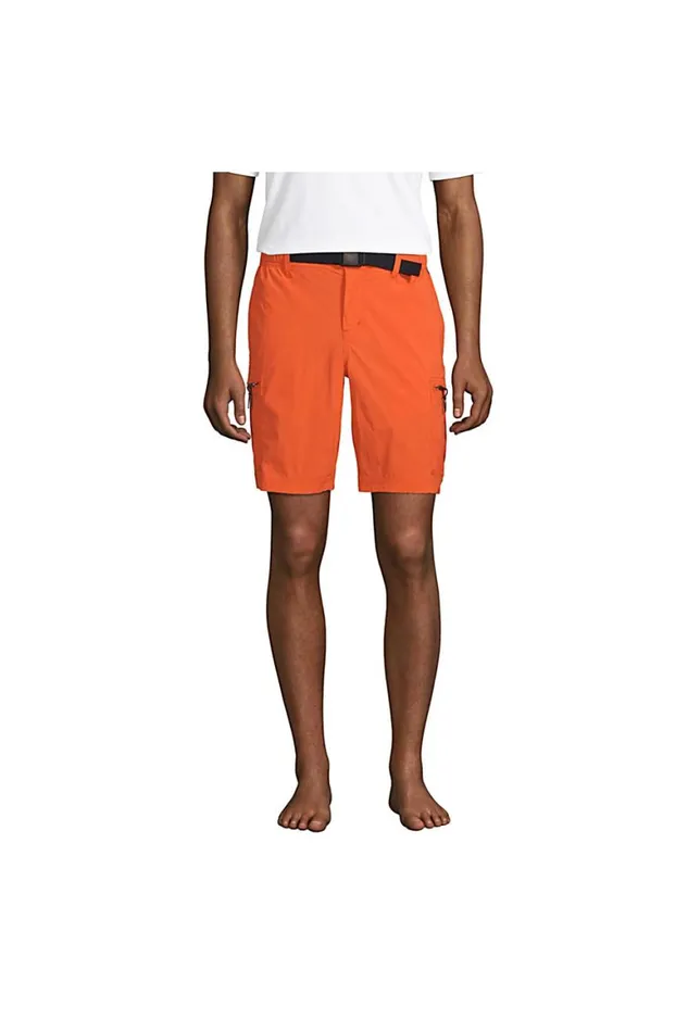 Lands039 End Swimwear Men 9034 Outrigger Stretch Cargo Swim Trunks With No Liner Papaya Orange Lands039 End Swimwear Men 9034 Outrigger Stretch Cargo Swim Trunks With No Liner Papaya Orange