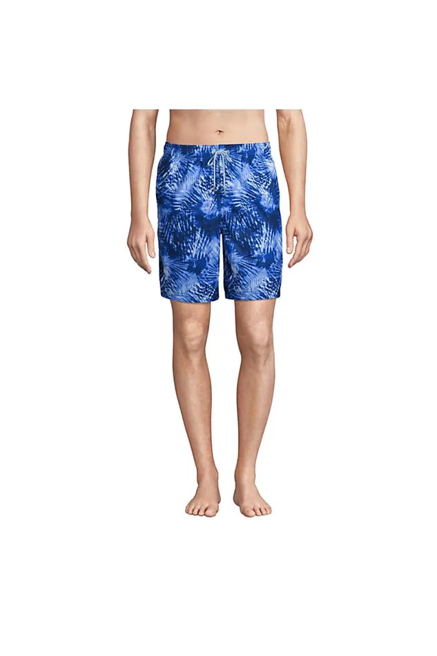 Lands039 End Swimwear Men Big 8034 Print Volley Swim Trunks Deep Sea Navy Tie Dye Palm Lands039 End Swimwear Men Big 8034 Print Volley Swim Trunks Deep Sea Navy Tie Dye Palm