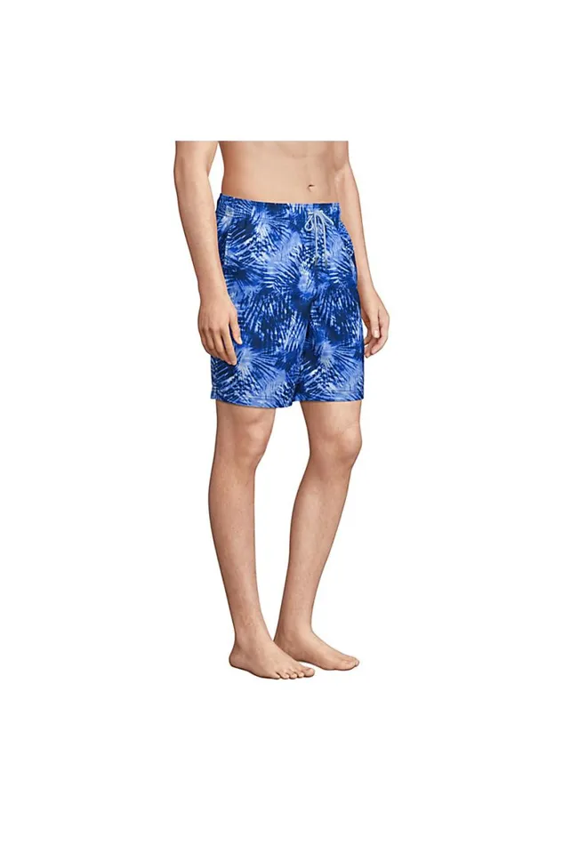 Lands039 End Swimwear Men Big 8034 Print Volley Swim Trunks Deep Sea Navy Tie Dye Palm Lands039 End Swimwear Men Big 8034 Print Volley Swim Trunks Deep Sea Navy Tie Dye Palm