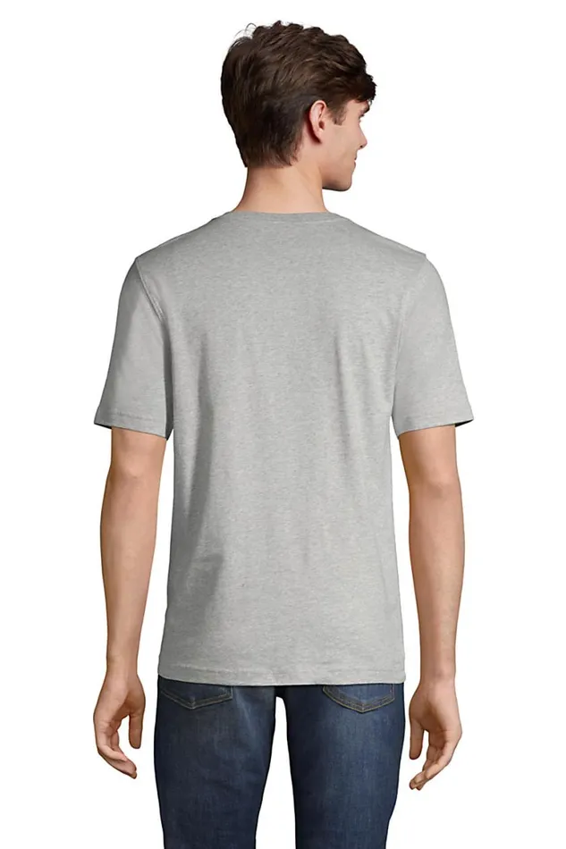 Lands039 End TShirts Men Short Sleeve Supert Henley Papaya Orange Lands039 End TShirts Men Short Sleeve Supert Henley Papaya Orange