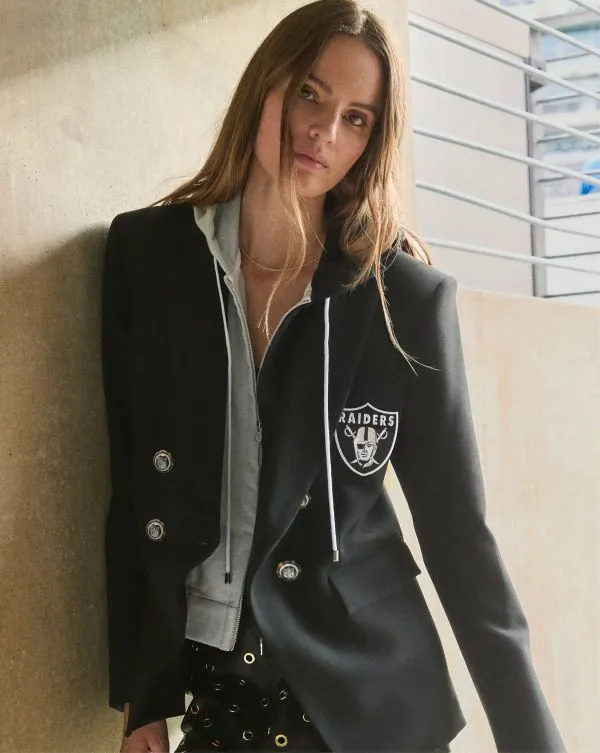 Las Vegas Raiders Dickey Jacket Las Vegas Raiders Women Veronica Beard Jackets and Outerwear Las Vegas Raiders Dickey Jacket Las Vegas Raiders Women Veronica Beard Jackets and Outerwear