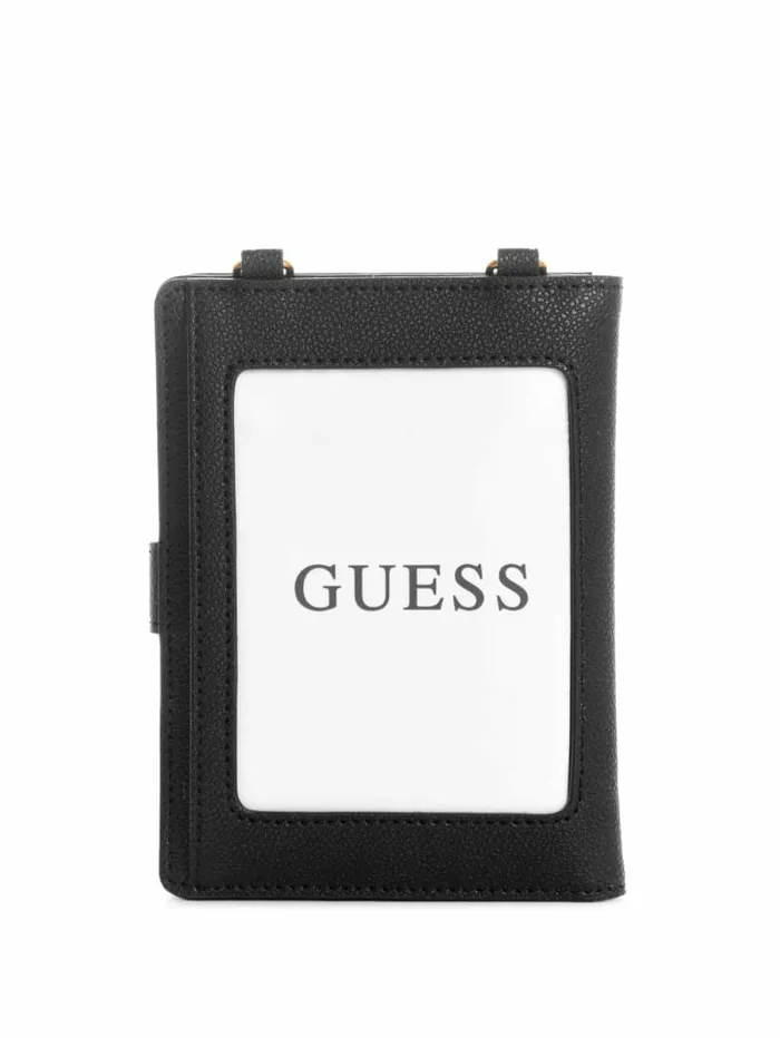 Laurel Chain Passport Case Black Floral Print WomenMen Luggage and Travel Bags GUESS Laurel Chain Passport Case Black Floral Print WomenMen Luggage and Travel Bags GUESS