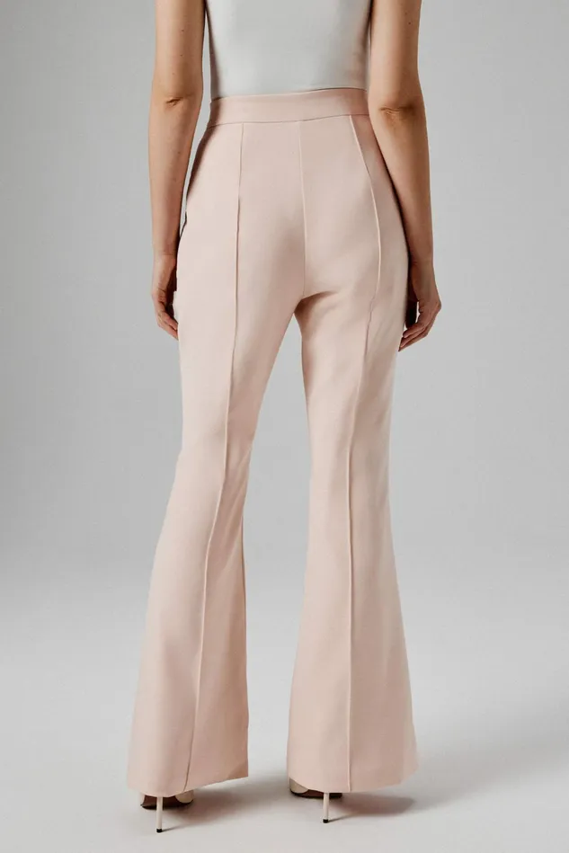 Lavish Alice Suiting EMELIE Tailored Fit And Flare Trousers In Light Pink Light Pink 8211 Women