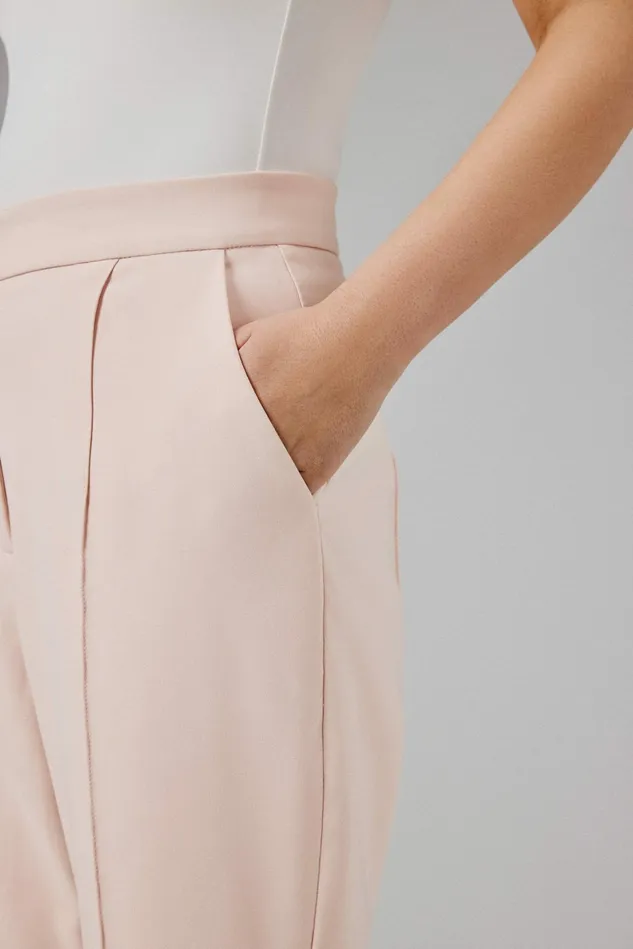 Lavish Alice Suiting EMELIE Tailored Fit And Flare Trousers In Light Pink Light Pink 8211 Women