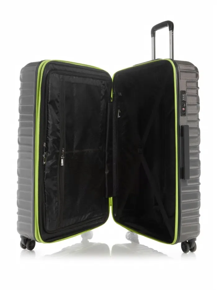 Le Disko 288243 8Wheel Suitcase Gunmetal WomenMen Luggage and Travel Bags GUESS Le Disko 288243 8Wheel Suitcase Gunmetal WomenMen Luggage and Travel Bags GUESS