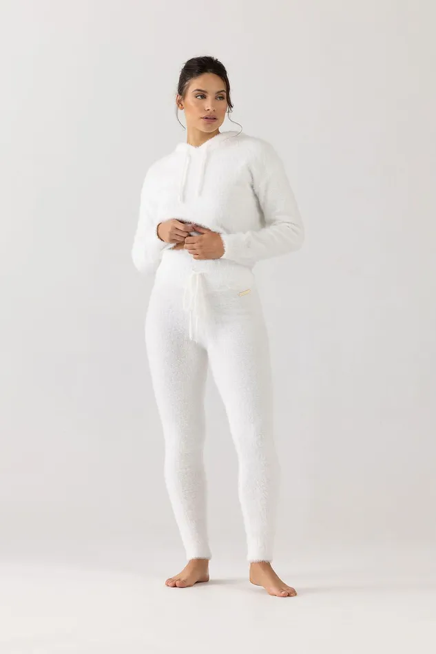 Leggings Adult Bloch Bloch Eyelash Knit Legging Cream