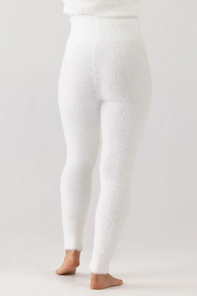 Leggings Adult Bloch Bloch Eyelash Knit Legging Cream Leggings Adult Bloch Bloch Eyelash Knit Legging Cream