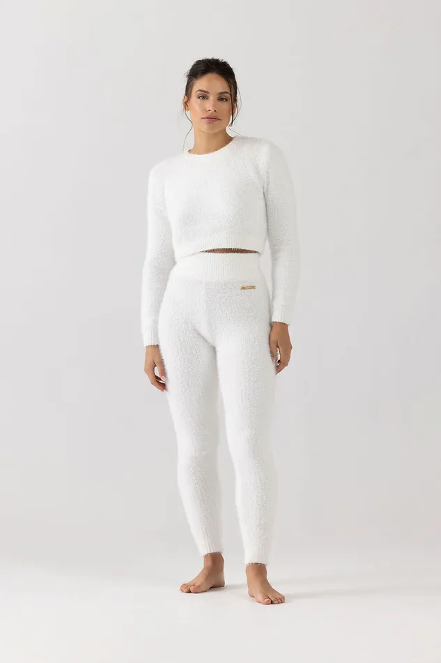 Leggings Adult Bloch Popcorn Stitch Legging Ivory Bloch