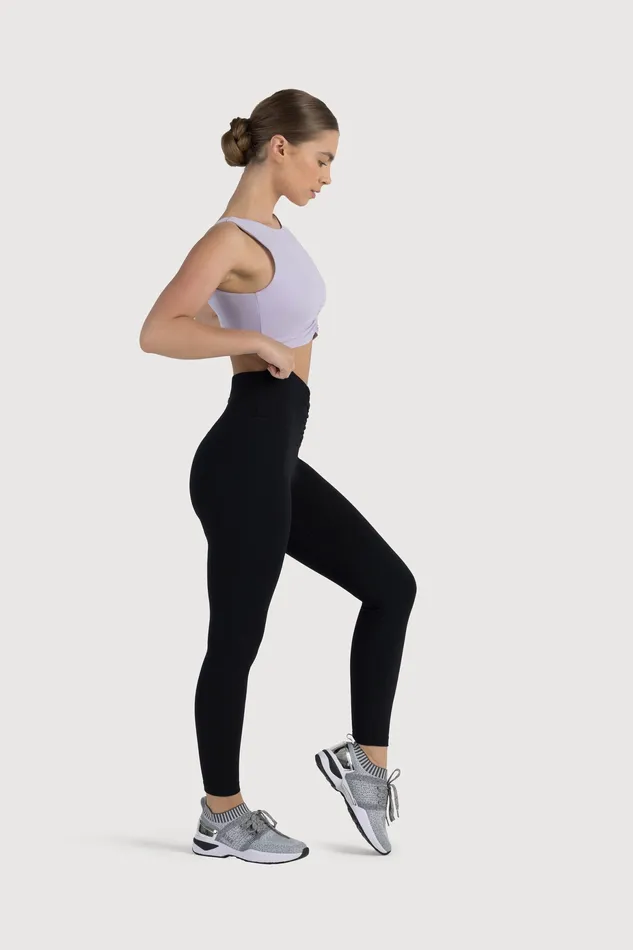 Leggings Bloch Adult Bloch Technique 78 Scrunch Legging Graphite
