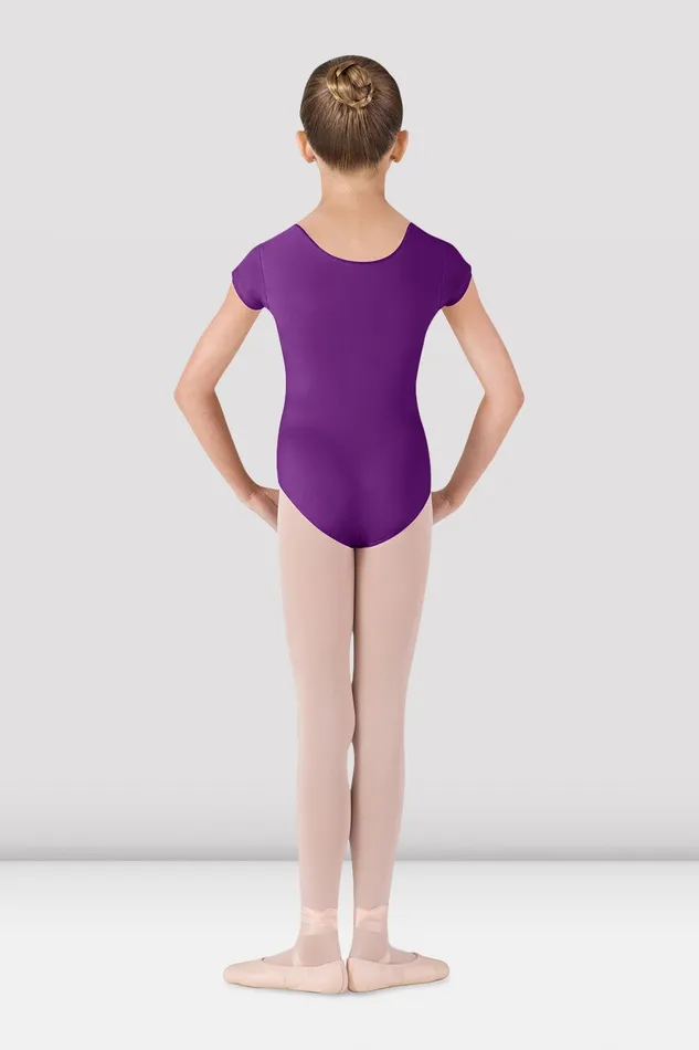 Leotards Bloch Children Girls Dujour Cap Sleeve Leotard Aubergine