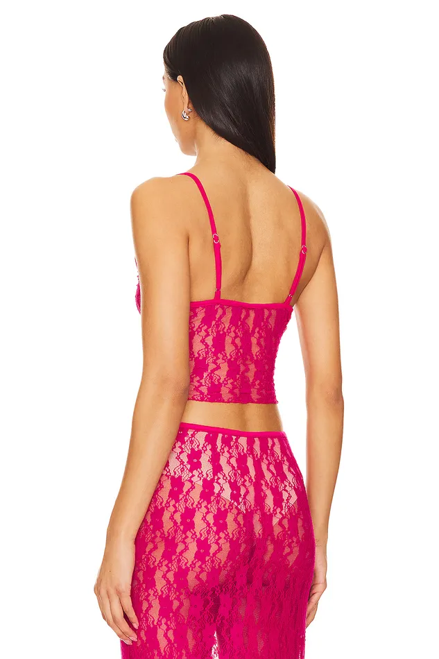 Lia Sheer Tank Top Hot Pink Women Lovers and Friends Tops Lia Sheer Tank Top Hot Pink Women Lovers and Friends Tops