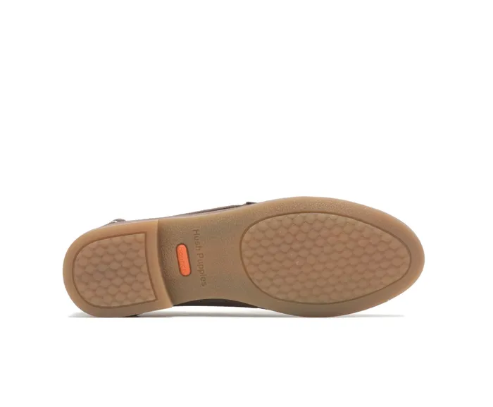 Loafers Hush Puppies Women Wren Loafer Dark Brown Suede