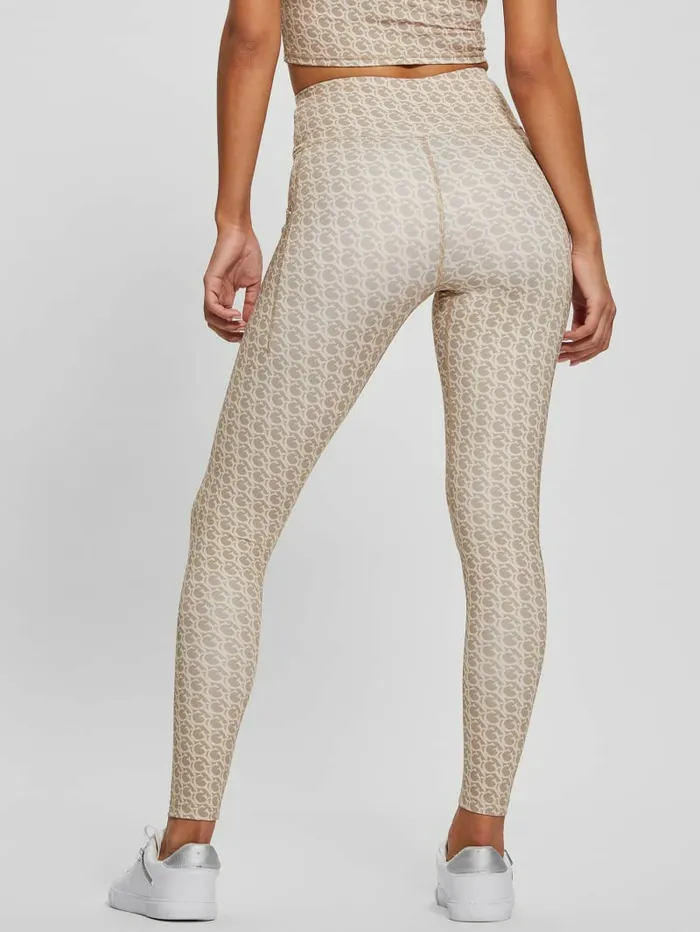 Logomania Leggings Small Gj Brown Bottoms GUESS Women Logomania Leggings Small Gj Brown Bottoms GUESS Women