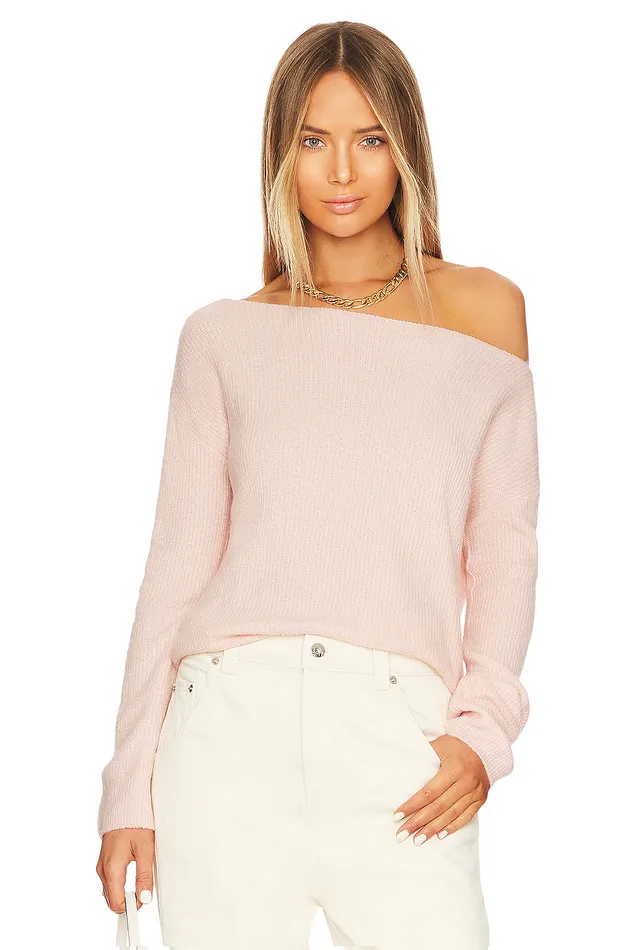 Lovers Friends Alayah Off Shoulder Sweater Soft Pink Women Lovers and Friends Sweaters and Knits Lovers Friends Alayah Off Shoulder Sweater Soft Pink Women Lovers and Friends Sweaters and Knits