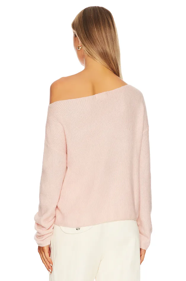 Lovers Friends Alayah Off Shoulder Sweater Soft Pink Women Lovers and Friends Sweaters and Knits Lovers Friends Alayah Off Shoulder Sweater Soft Pink Women Lovers and Friends Sweaters and Knits