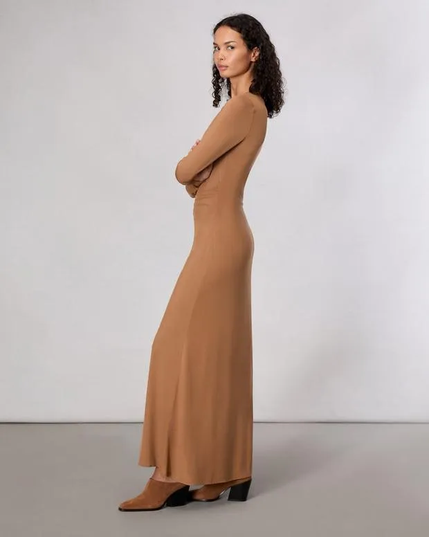 Luca Draped Maxi Dress Khaki Dresses and Skirts rag and bone Women