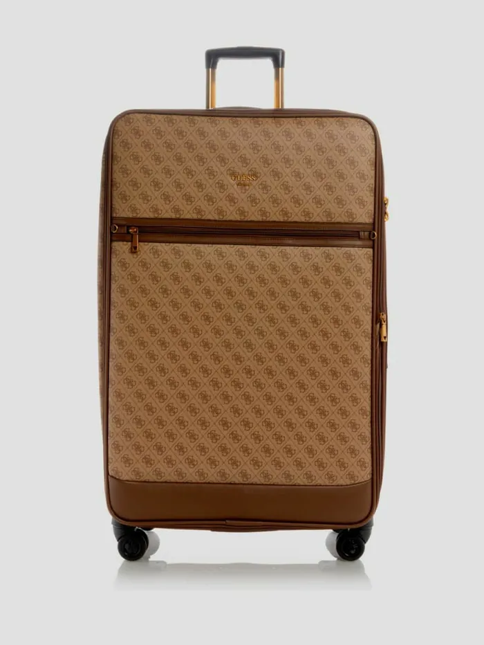 Luggage and Travel Bags GUESS WomenMen Keith 288243 8Wheel Suitcase Latte