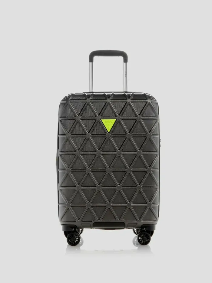 Luggage and Travel Bags WomenMen GUESS Le Disko 208243 8Wheel Suitcase Gunmetal