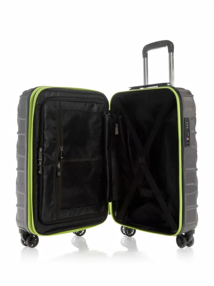 Luggage and Travel Bags WomenMen GUESS Le Disko 208243 8Wheel Suitcase Gunmetal Luggage and Travel Bags WomenMen GUESS Le Disko 208243 8Wheel Suitcase Gunmetal