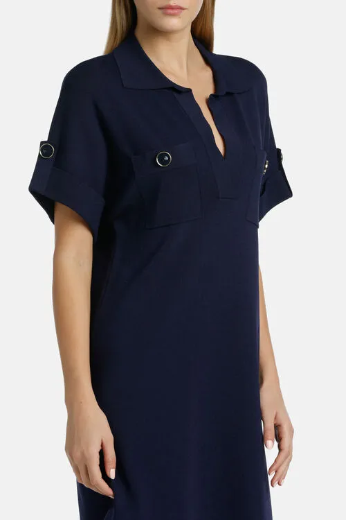 Luisa Spagnoli Dresses and Jumpsuits Women Caneva Caneva Blue Luisa Spagnoli Dresses and Jumpsuits Women Caneva Caneva Blue